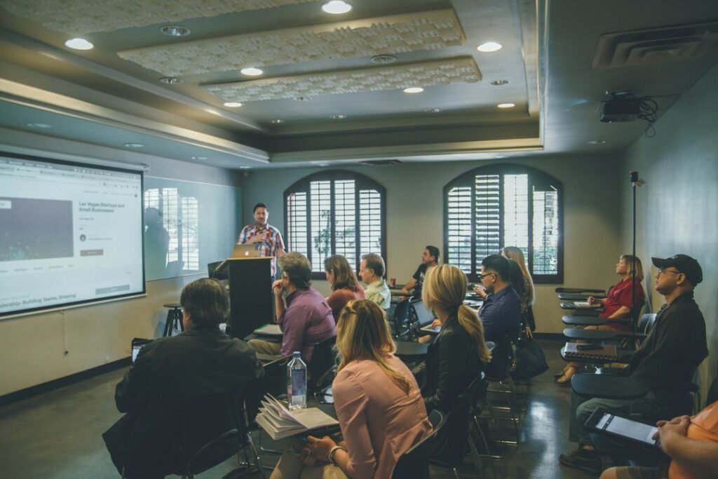 Photo influence communication training seminar