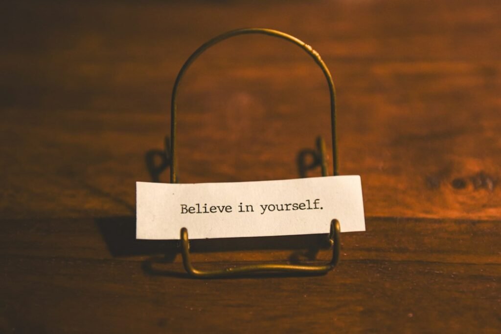 Photo self-awareness personal growth concept
